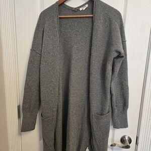 Garage Gray Open-Front Cardigan